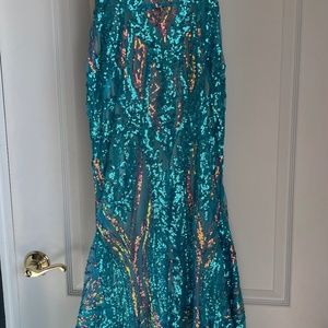 Turquoise Dress